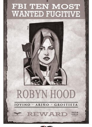 Robyn Hood - Wanted Mini Art Print