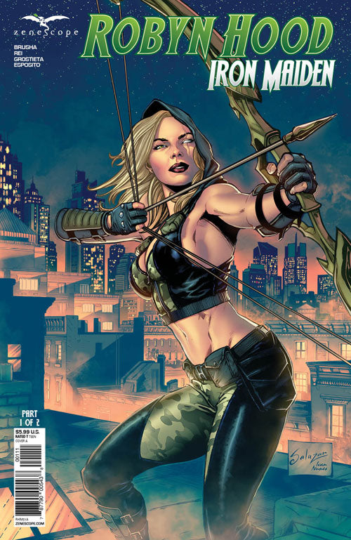 Robyn Hood: Iron Maiden Part 1. Cover A. Edgar Salazar. Ivan Nunes. Zenescope. 2020.