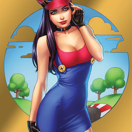Sabine Rich - 2025 Mario Day VCON Gold Foil Collectible LE 100 - Zenescope Entertainment Inc
