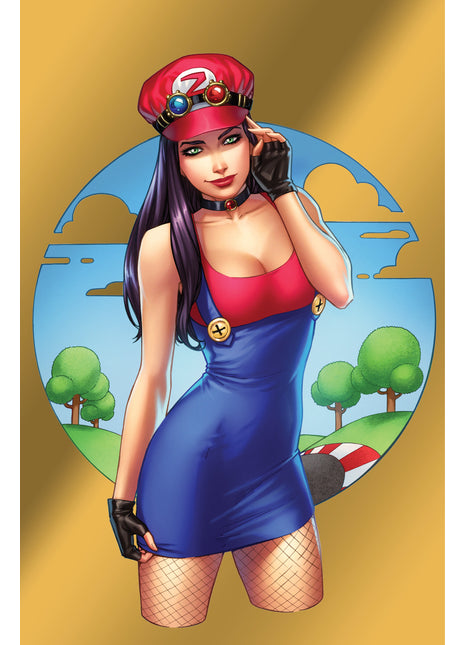 Sabine Rich - 2025 Mario Day VCON Gold Foil Collectible LE 100 - Zenescope Entertainment Inc