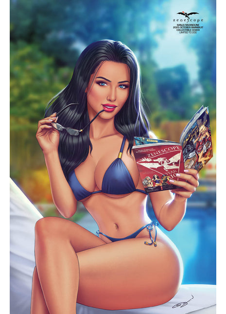 Sanju Nivangune - 2025 October Swimsuit Collectible Cover - LE 200 - Zenescope Entertainment Inc