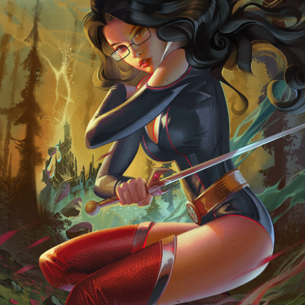 Igor Lomov - 2025 November Featured Character Sela - Mini Art Print - Zenescope Entertainment Inc