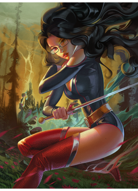 Igor Lomov - 2025 November Featured Character Sela - Mini Art Print