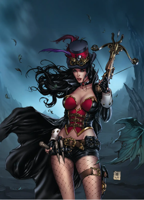 Mike Krome - Van Helsing 2025 November Featured Artist - Mini Art Print - Zenescope Entertainment Inc