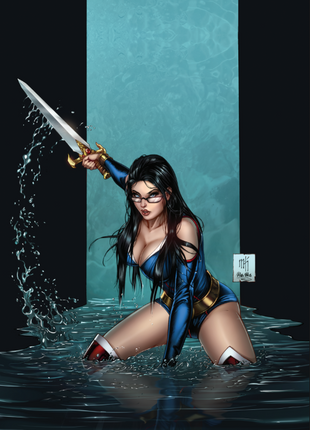 Mike Krome - 2025 Nov Featured Sela - Mini Art Print - Zenescope Entertainment Inc