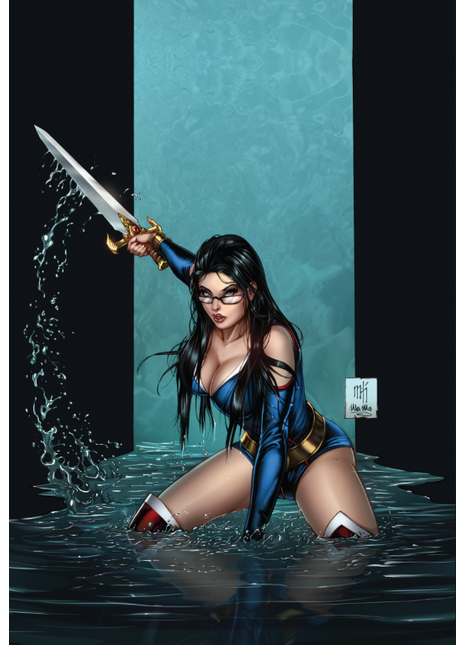 Mike Krome - 2025 Nov Featured Sela - Mini Art Print - Zenescope Entertainment Inc
