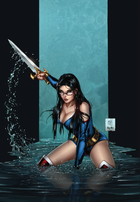 Mike Krome - 2025 Nov Featured Sela - Mini Art Print - Zenescope Entertainment Inc