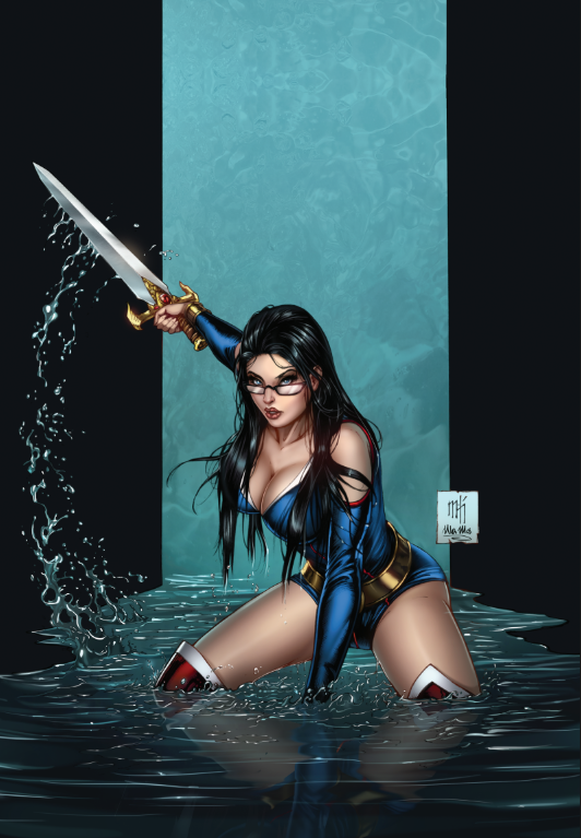 Mike Krome - 2025 Nov Featured Sela - Mini Art Print - Zenescope Entertainment Inc