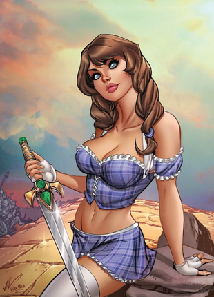 Ale Garza - 20th Anniversary Art Print Set of 4 - Zenescope Entertainment Inc
