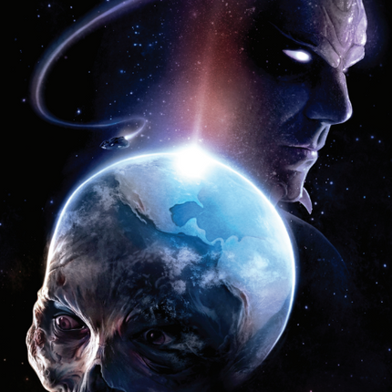 Aliens Vs Zombies Sci-fi Mini Art Print - Zenescope Entertainment Inc