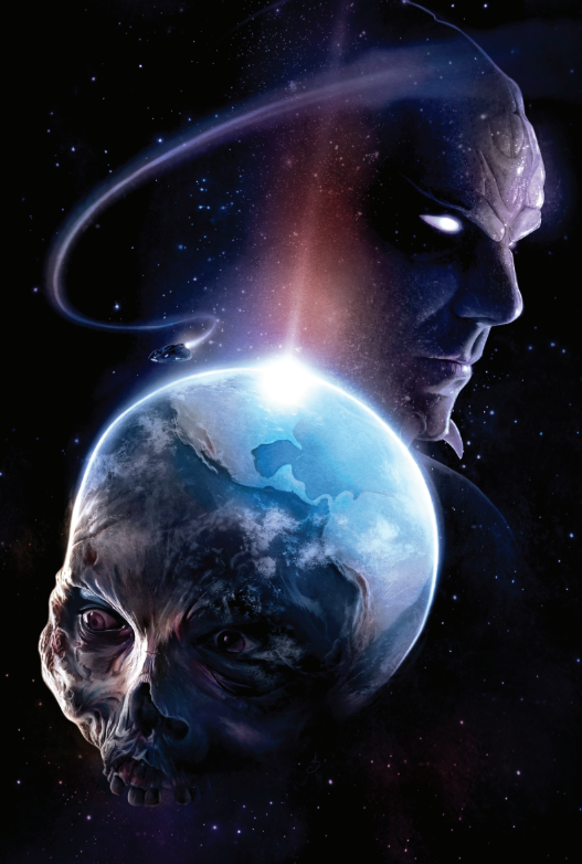 Aliens Vs Zombies Sci-fi Mini Art Print - Zenescope Entertainment Inc