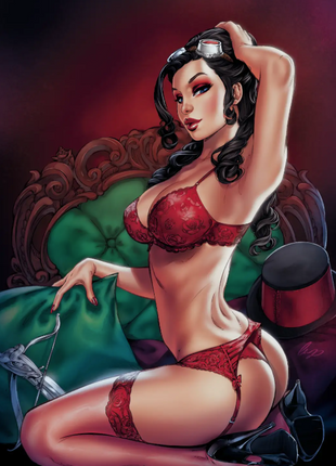 Elias Chatzoudis - Van Helsing 1 Valentine's Day - Custom Showcase - Zenescope Entertainment Inc