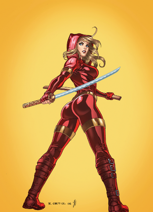 Richard Ortiz - Featured Character Red Riding Hood - Metal Card - Zenescope Entertainment Inc