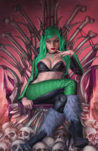 Josh Burns - Featured Artist Belle - Metal Card - Zenescope Entertainment Inc