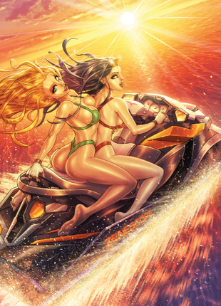 Spring Break Metal Card Set - Zenescope Entertainment Inc