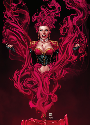 Mike Krome - Featured Artist Dracula's Daughter - Metal Card - Zenescope Entertainment Inc