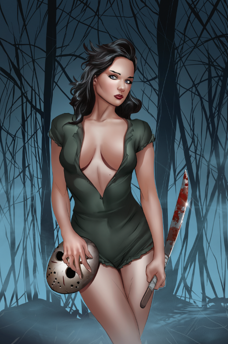 Ale Garza & Ula Mos - Spring Break Slasher Cosplay - Showcase - Zenescope Entertainment Inc
