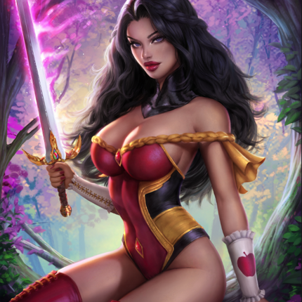 Sun Khamunaki - Featured Character Skye V247C - Metal Card - Zenescope Entertainment Inc