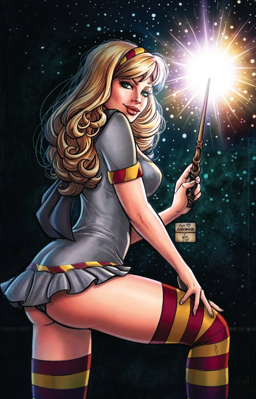 Jyn Leonard & Vinicius Andrade - Alice Liddle Cosplay Pinup - Showcase - Zenescope Entertainment Inc