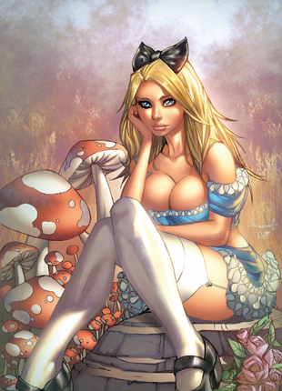 Ale Garza & Nei Ruffino - Featured Character Alice - Showcase - Zenescope Entertainment Inc