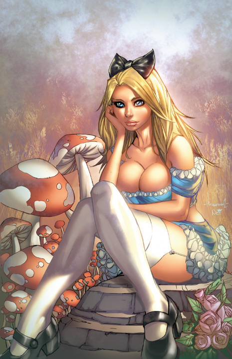 Ale Garza & Nei Ruffino - Featured Character Alice - Showcase - Zenescope Entertainment Inc