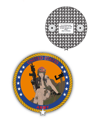 Grimm Fairy Tales Military - Army Enamel Pin - Zenescope Entertainment Inc