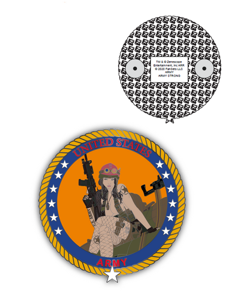 Grimm Fairy Tales Military - Army Enamel Pin - Zenescope Entertainment Inc