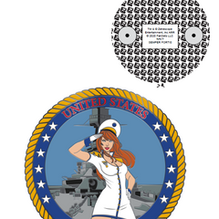 Grimm Fairy Tales Military - Navy Enamel Pin - Zenescope Entertainment Inc