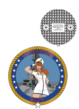 Grimm Fairy Tales Military - Navy Enamel Pin - Zenescope Entertainment Inc
