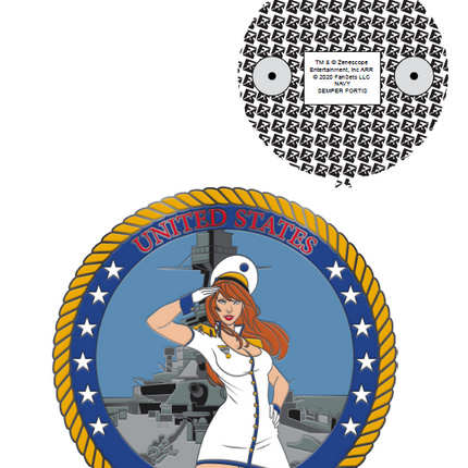 Grimm Fairy Tales Military - Navy Enamel Pin - Zenescope Entertainment Inc
