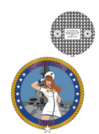 Grimm Fairy Tales Military - Navy Enamel Pin - Zenescope Entertainment Inc