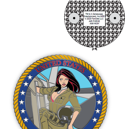 Grimm Fairy Tales Military - Air Force Enamel Pin - Zenescope Entertainment Inc