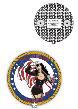 Grimm Fairy Tales Military - Marines Enamel Pin - Zenescope Entertainment Inc