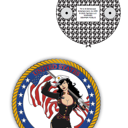 Grimm Fairy Tales Military - Marines Enamel Pin - Zenescope Entertainment Inc