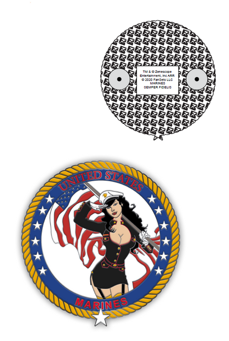 Grimm Fairy Tales Military - Marines Enamel Pin - Zenescope Entertainment Inc