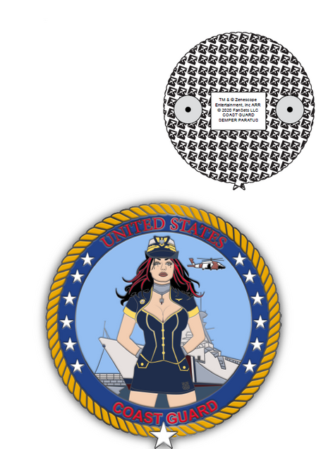 Grimm Fairy Tales Military - Coast Guard Enamel Pin - Zenescope Entertainment Inc