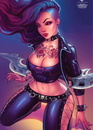 Sonia Matas - 2024 Diamond Retailer November Silver Collectible Cover - LE 250 - Zenescope Entertainment Inc