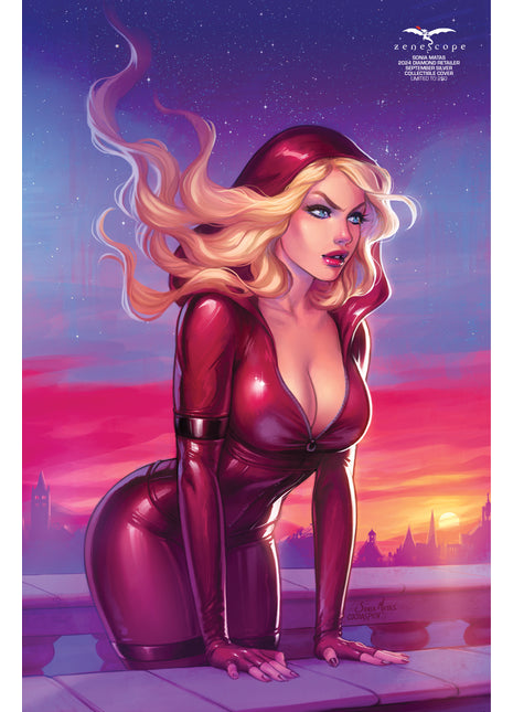 Sonia Matas - 2024 Diamond Retailer September Silver Collectible Cover - LE 250 - Zenescope Entertainment Inc