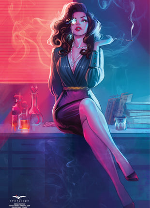 Sonia Matas - 2025 August Virtual Con Collectible Cover w/ Trading Card - LE 199 - Zenescope Entertainment Inc