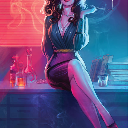 Sonia Matas - 2025 August Virtual Con Collectible Cover w/ Trading Card - LE 199 - Zenescope Entertainment Inc