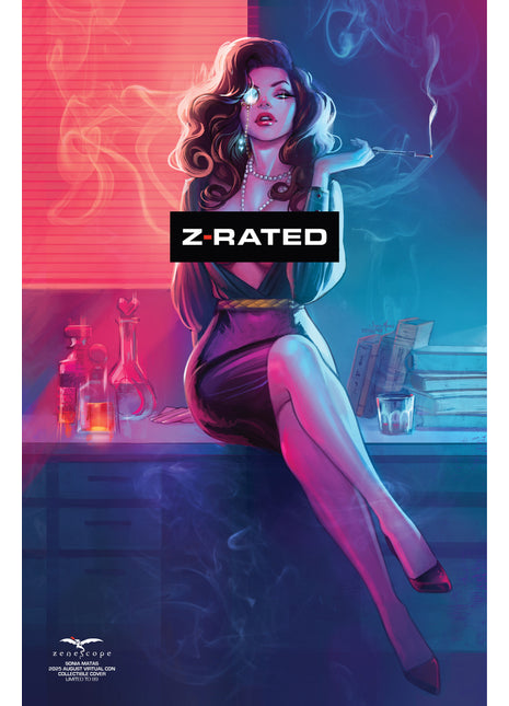 Sonia Matas - 2025 August Virtual Con Collectible Cover w/ Mini Art Print - LE 99 - Zenescope Entertainment Inc