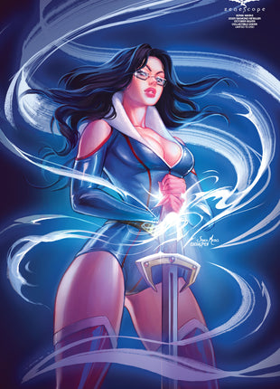 Sonya Matas - 2025 Diamond Retailer October Silver Collectible Cover - LE 250 - Zenescope Entertainment Inc