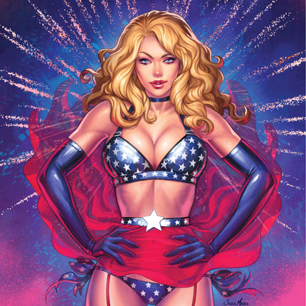 Sonia Matas- 2025 Independence Day Collectible Cover - LE 300 - Zenescope Entertainment Inc