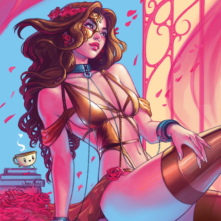 CGC 9.8 - Sonia Matas - 2025 January Leather Lace & Latex Collectible Cover - LE 225 - Zenescope Entertainment Inc