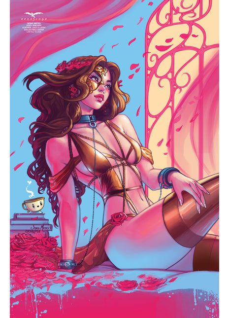 CGC 9.8 - Sonia Matas - 2025 January Leather Lace & Latex Collectible Cover - LE 225 - Zenescope Entertainment Inc