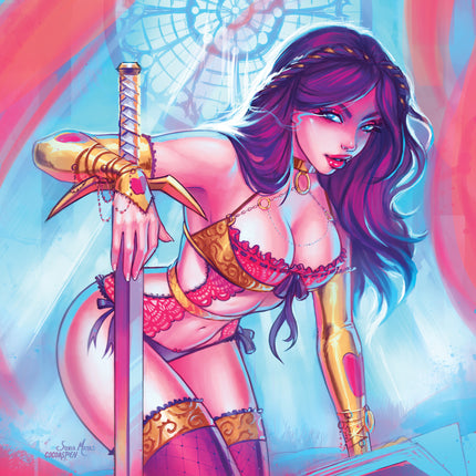 Sonia Matas - 2025 June Leather Lace & Latex Collectible Cover - LE 225 - Zenescope Entertainment Inc