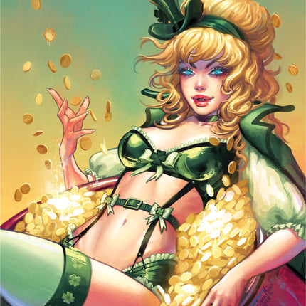 Sonia Matas - 2025 St Paddy's Day Collectible Cover - LE 300 - Zenescope Entertainment Inc