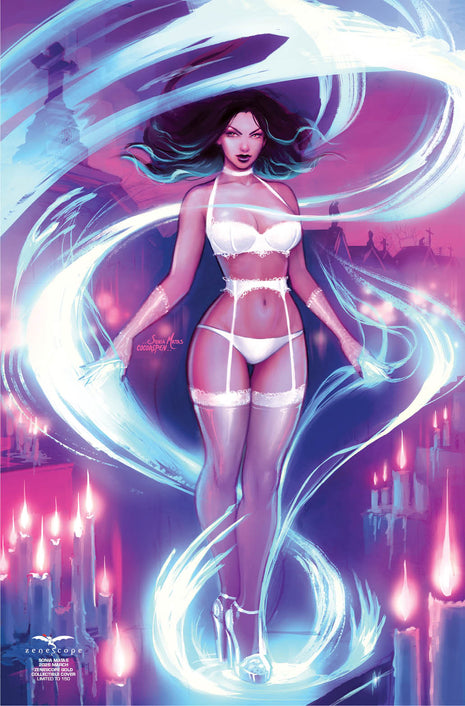 Sonia Matas - 2026 March Zenescope Gold Collectible Cover  - LE 150 - Zenescope Entertainment Inc