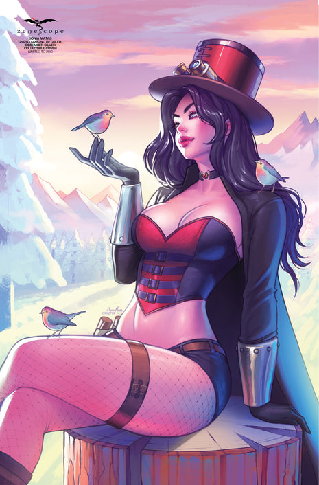 CGC 9.6 - Sonia Matas- 2024 Diamond Retailer December Silver Collectible Cover -  LE 250 - Zenescope Entertainment Inc