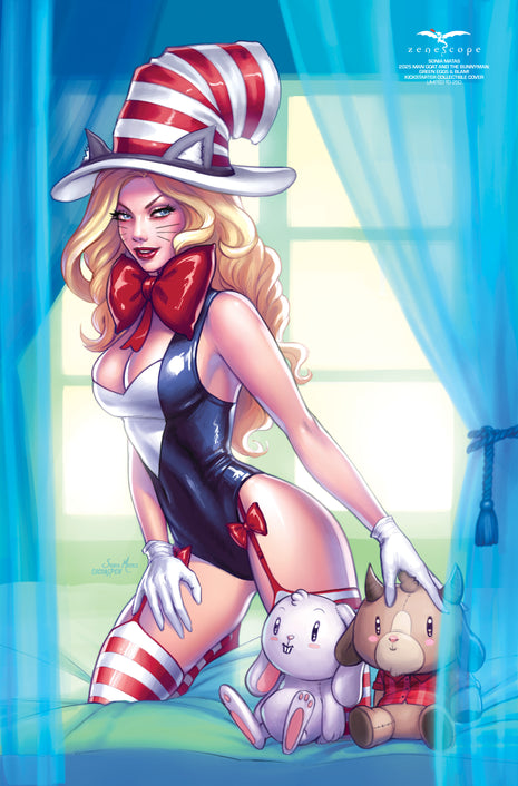 CGC 9.8 - Sonia Matas - 2025 Man Goat & The Bunnyman: Green Eggs & Blam! Kickstarter Collectible Cover - LE 250 - Zenescope Entertainment Inc